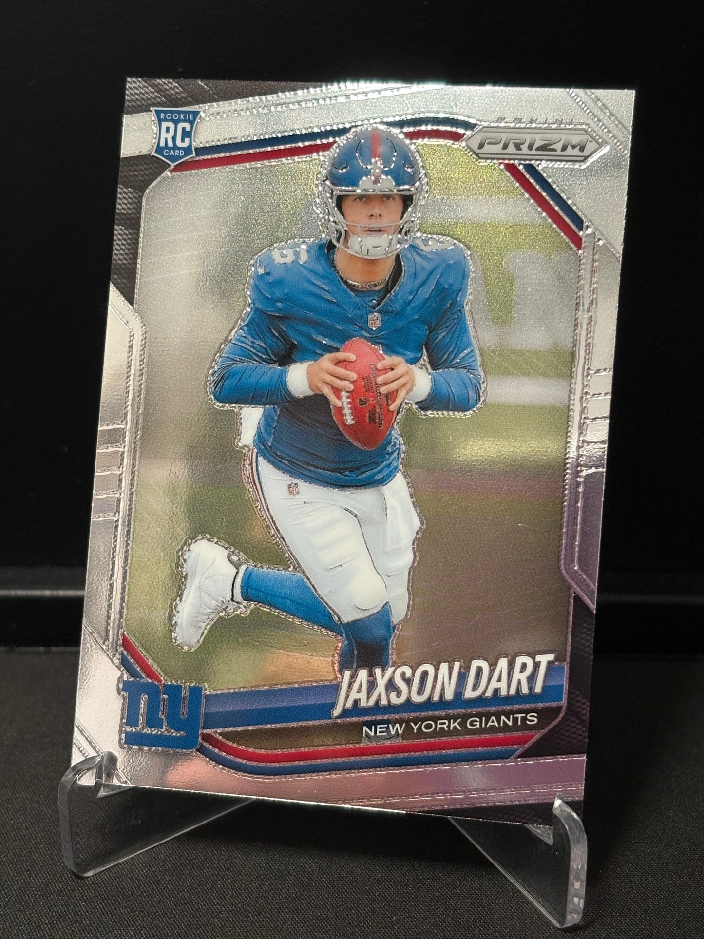 Jaxson Dart RC Panini Prizm 2025 "Base" N.Y Giants