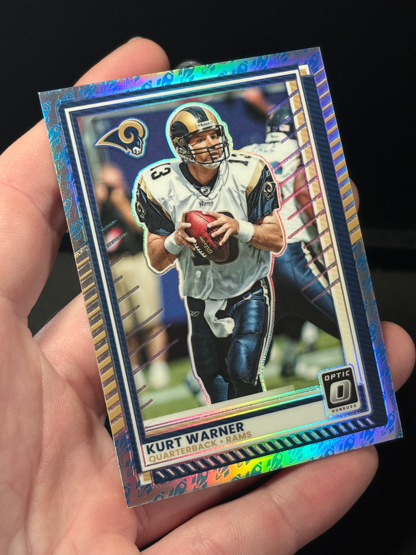Kurt Warner Donruss Optic 2025 "Rocket Emoji" St Louis Rams