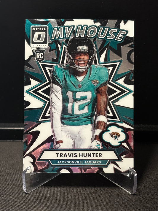Travis Hunter RC Donruss Optic 2025 "My House" Jacksonville Jaguars