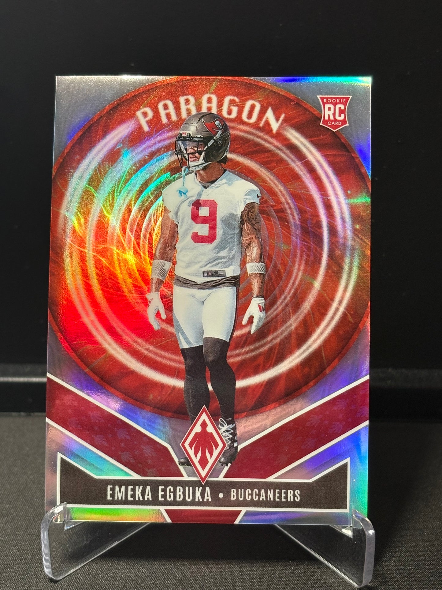 Emeka Egbuka RC Panini Phoenix 2025 "Paragon Prizm" Tampa Bay Buccaneers