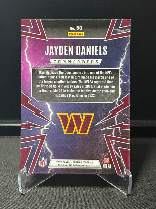 Jayden Daniels Panini Phoenix 2025 "Thunderbirds Prizm" Washington Commanders