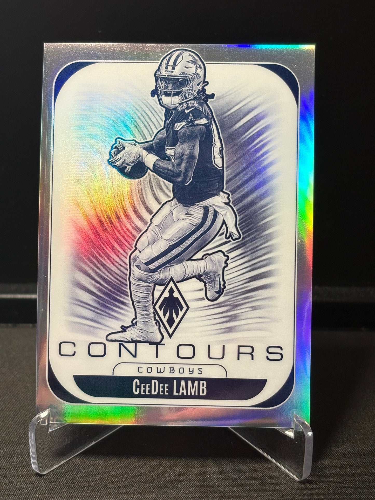 CeeDee Lamb Panini Phoenix 2025 "Contours Prizm" Dallas Cowboys
