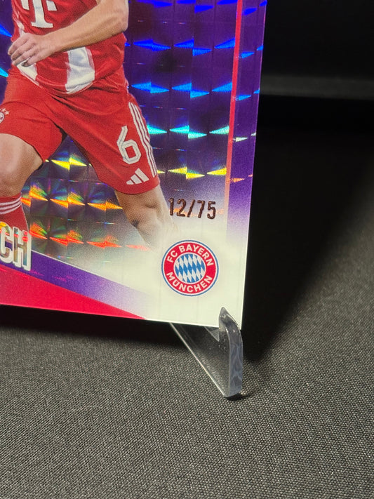 Joshua Kimmich Topps Chrome UCC 2026 "Purple Geometric /75" Bayern Munich