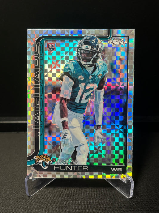Travis Hunter RC Topps Chrome 2026 "X-Fractor" Jacksonville Jaguars