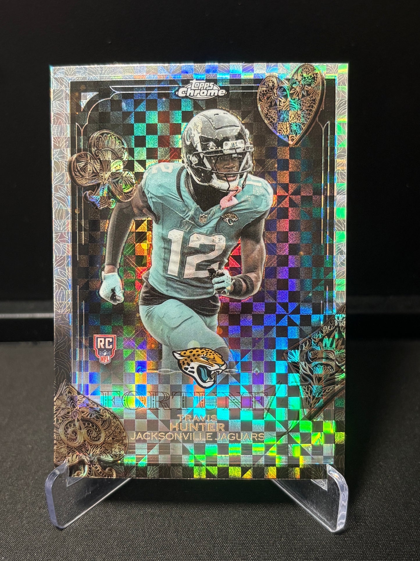 Travis Hunter RC Topps Chrome 2026 "Fortune 15 X-Fractor" Jacksonville Jaguars