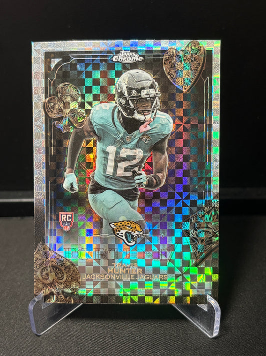 Travis Hunter RC Topps Chrome 2026 "Fortune 15 X-Fractor" Jacksonville Jaguars