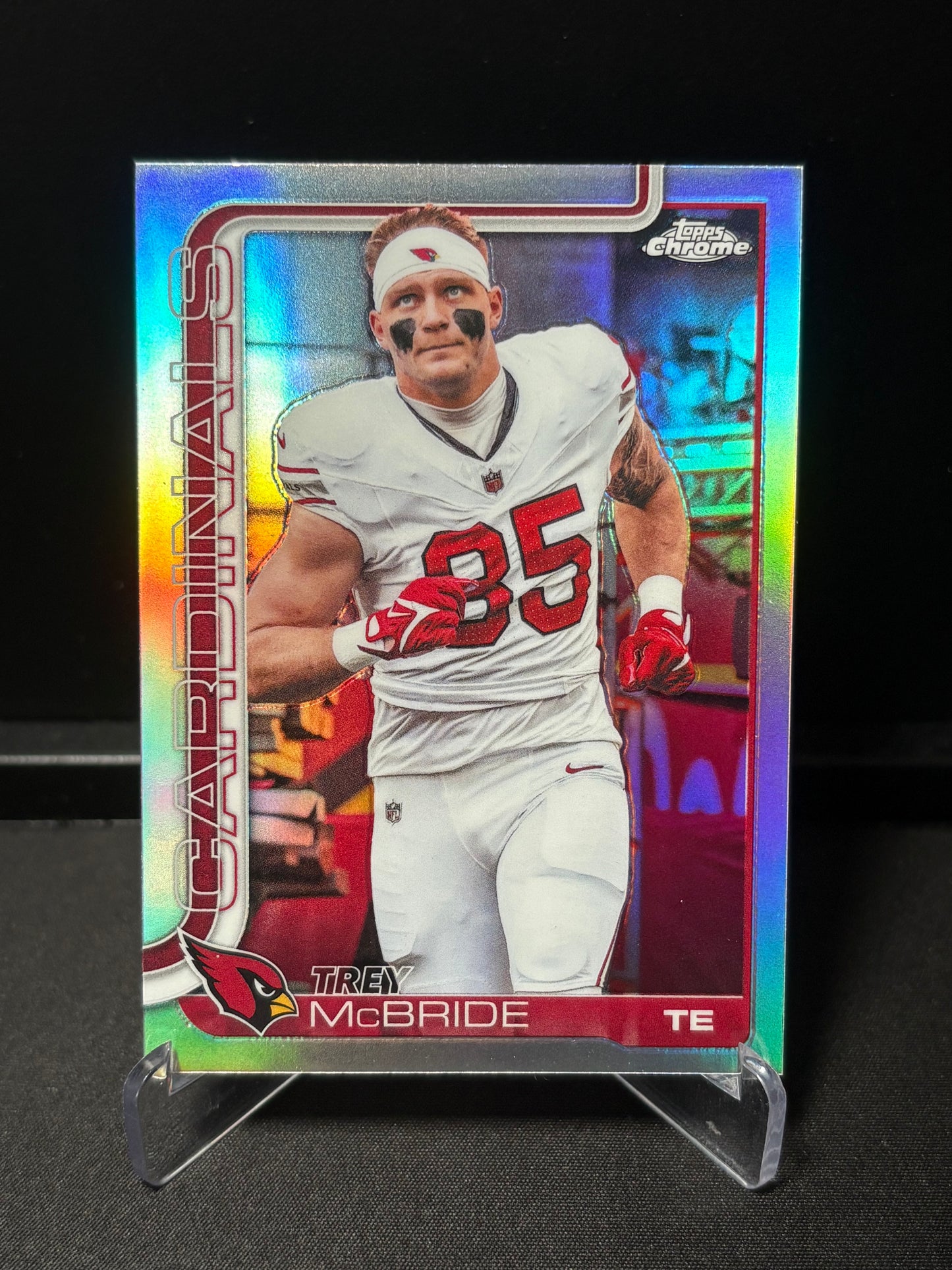 Trey McBride Topps Chrome 2026 "Image Variation" Arizona Cardinals
