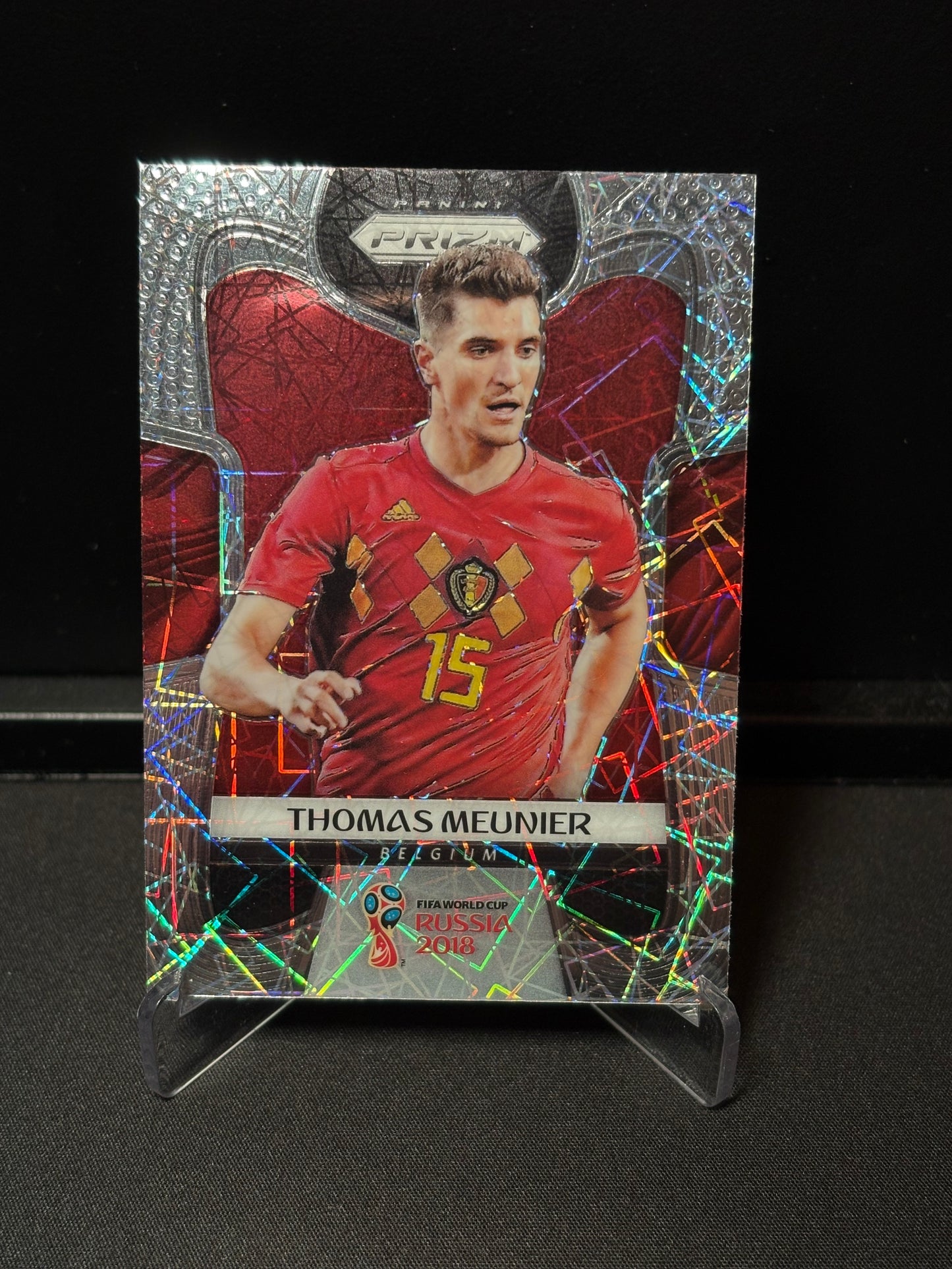 Thomas Meunier Panini Prizm World Cup 2018 "Lazer Prizm" Belgique