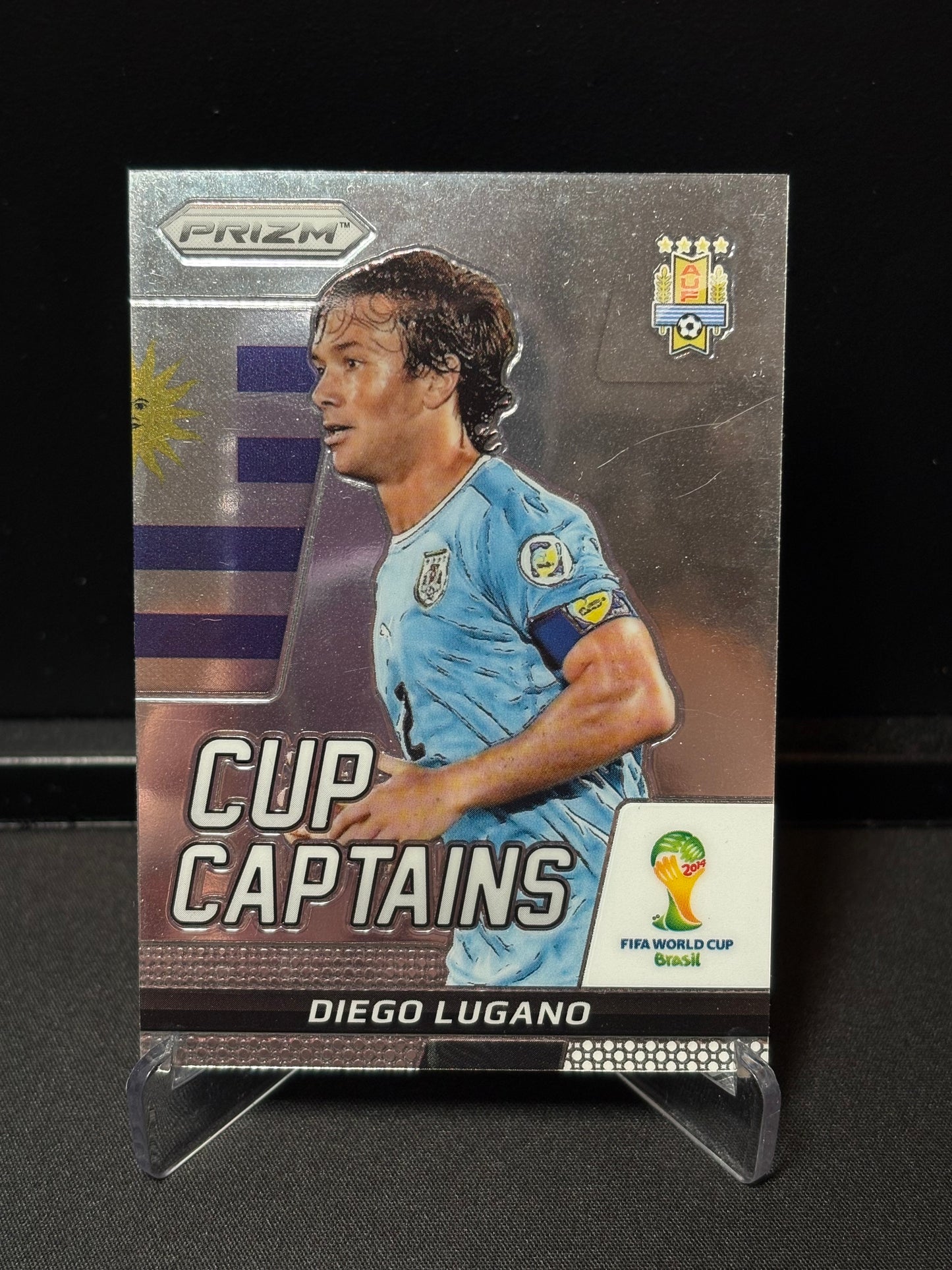 Diego Lugano Panini Prizm World Cup 2014 "Cup Captains" Uruguay