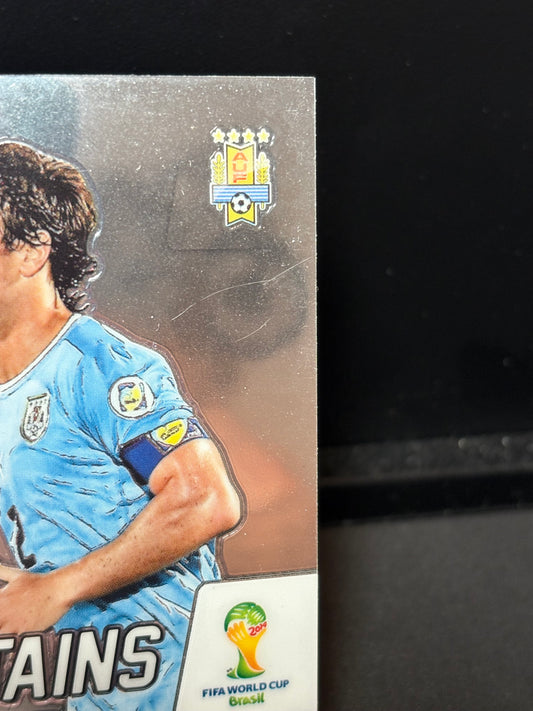Diego Lugano Panini Prizm World Cup 2014 "Cup Captains" Uruguay