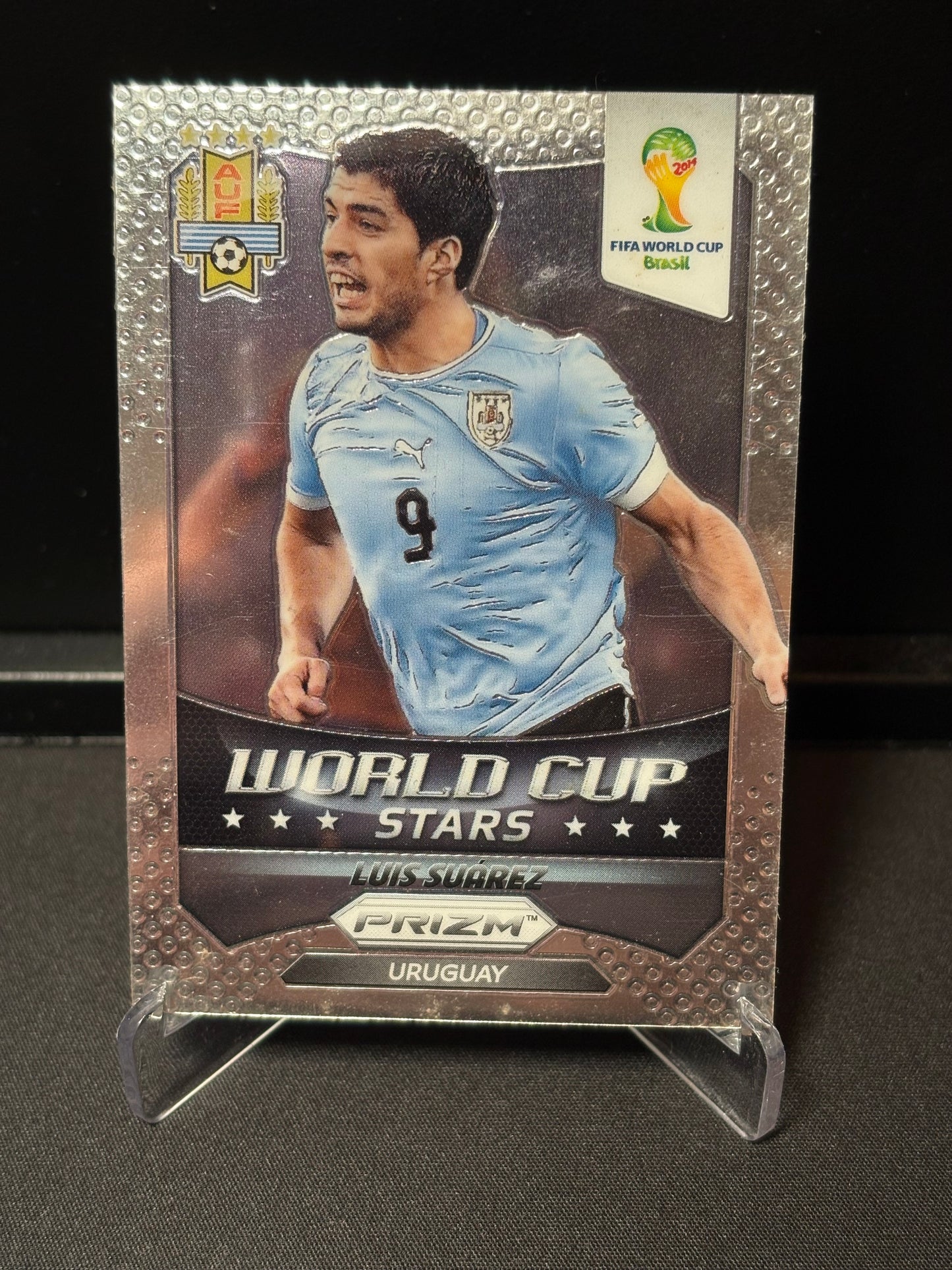 Luis Suarez Panini Prizm World Cup 2014 "World Cup Stars" Uruguay