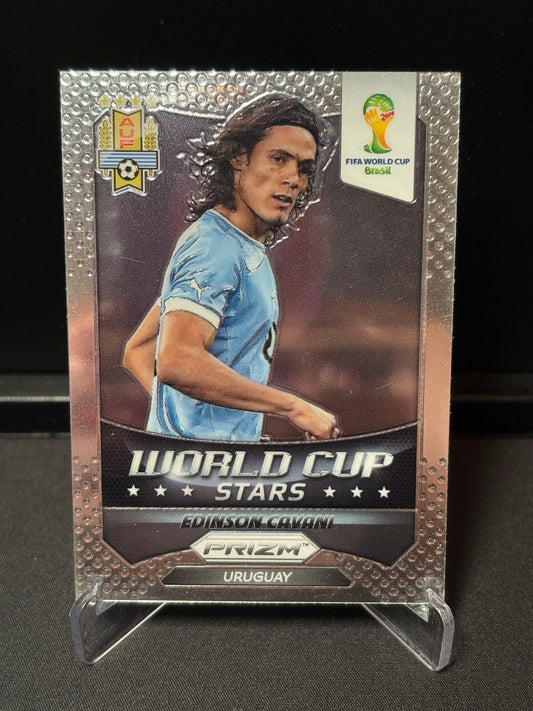 Edinson Cavani Panini Prizm World Cup 2014 "World Cup Stars" Uruguay