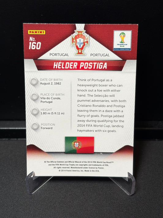 Helder Postiga Panini Prizm World Cup 2014 "Base" Portugal