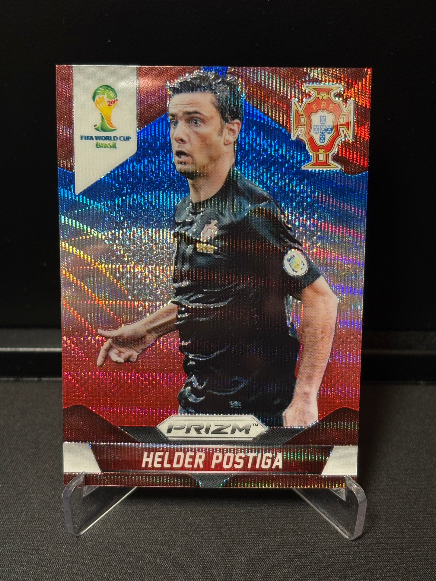 Helder Postiga Panini Prizm World Cup 2014 "Blue White Red" Portugal