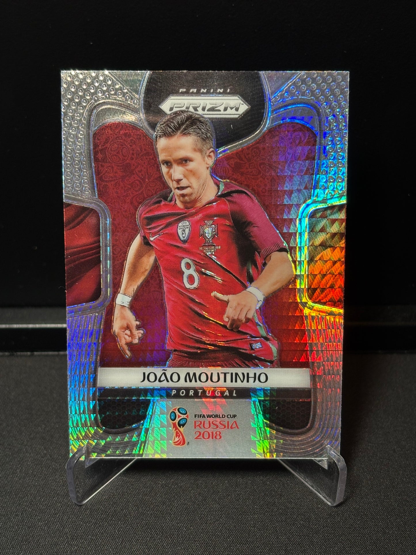 Joao Moutinho Panini Prizm World Cup 2018 "Hyper" Portugal