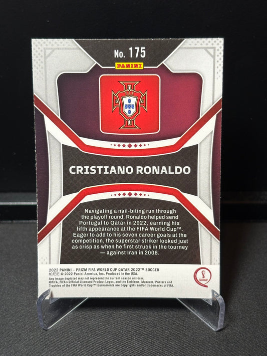 Cristiano Ronaldo Panini Prizm World Cup 2022 "Base" Portugal