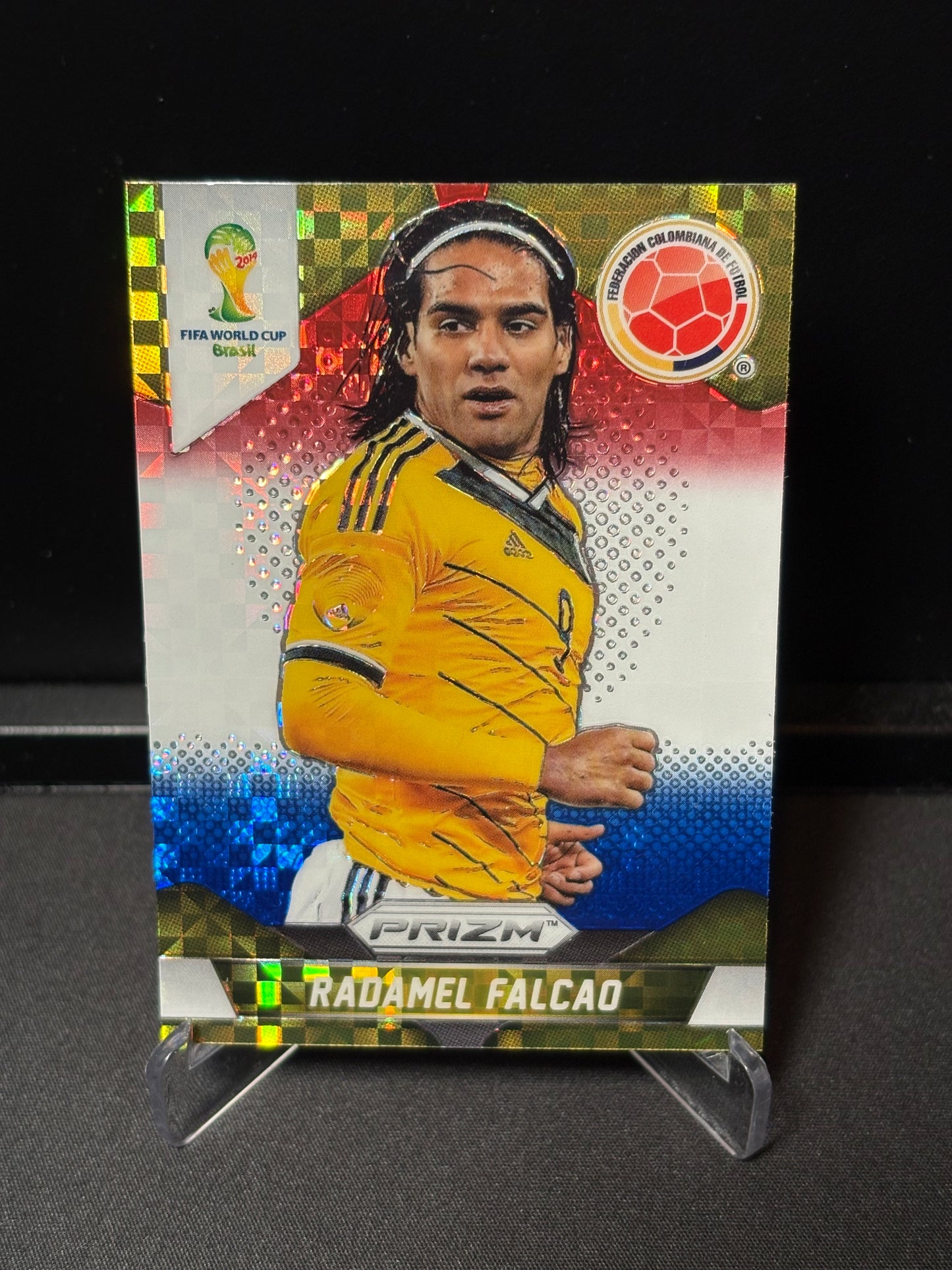 Radamel Falcao Panini Prizm World Cup 2014 "Red White Blue Prizm" Colombie
