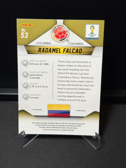 Radamel Falcao Panini Prizm World Cup 2014 "Red White Blue Prizm" Colombie