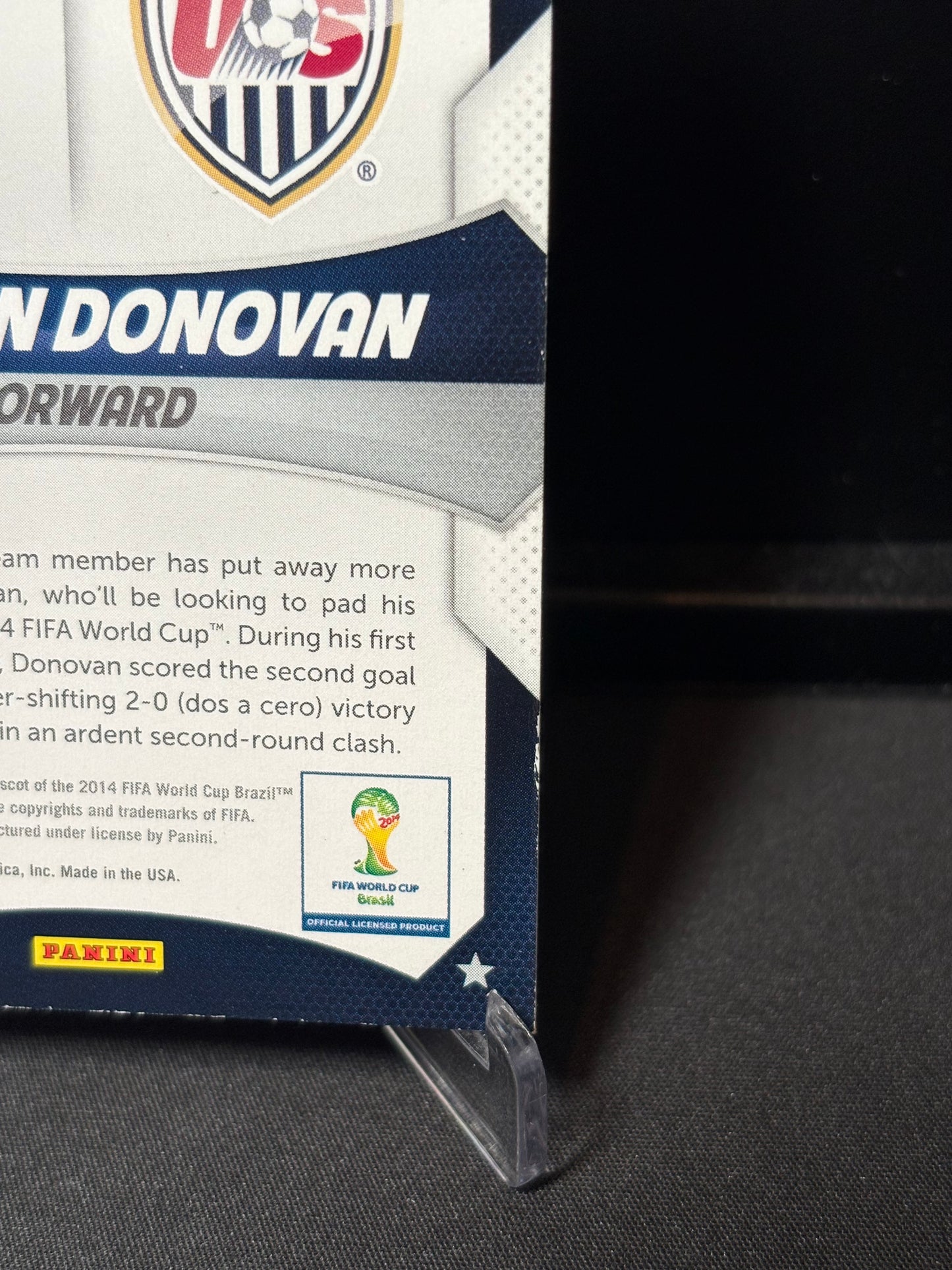 Landon Donovan Panini Prizm World Cup 2014 "World Cup Stars" USA