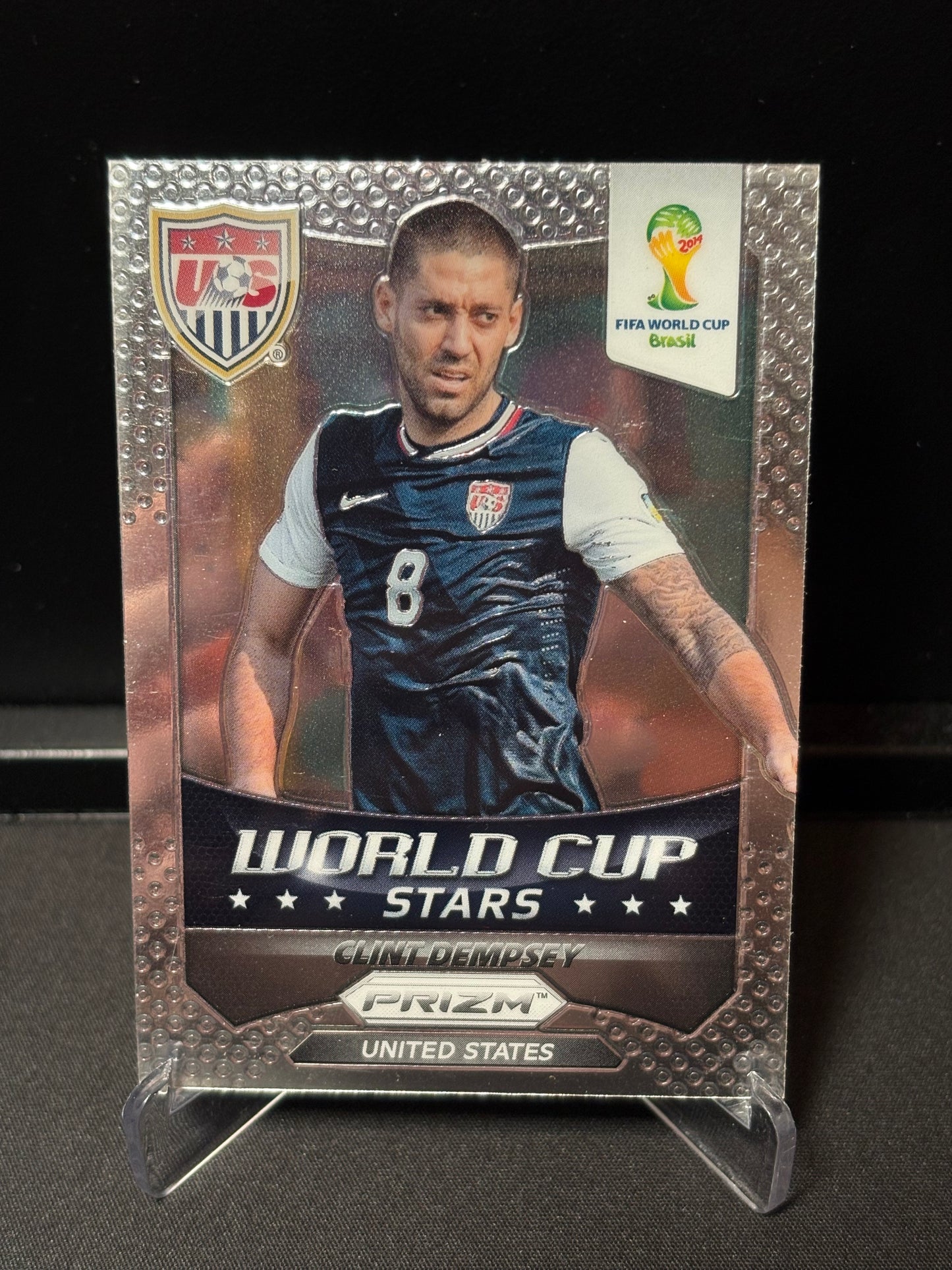 Clint Dempsey Panini Prizm World Cup 2014 "World Cup Stars" USA