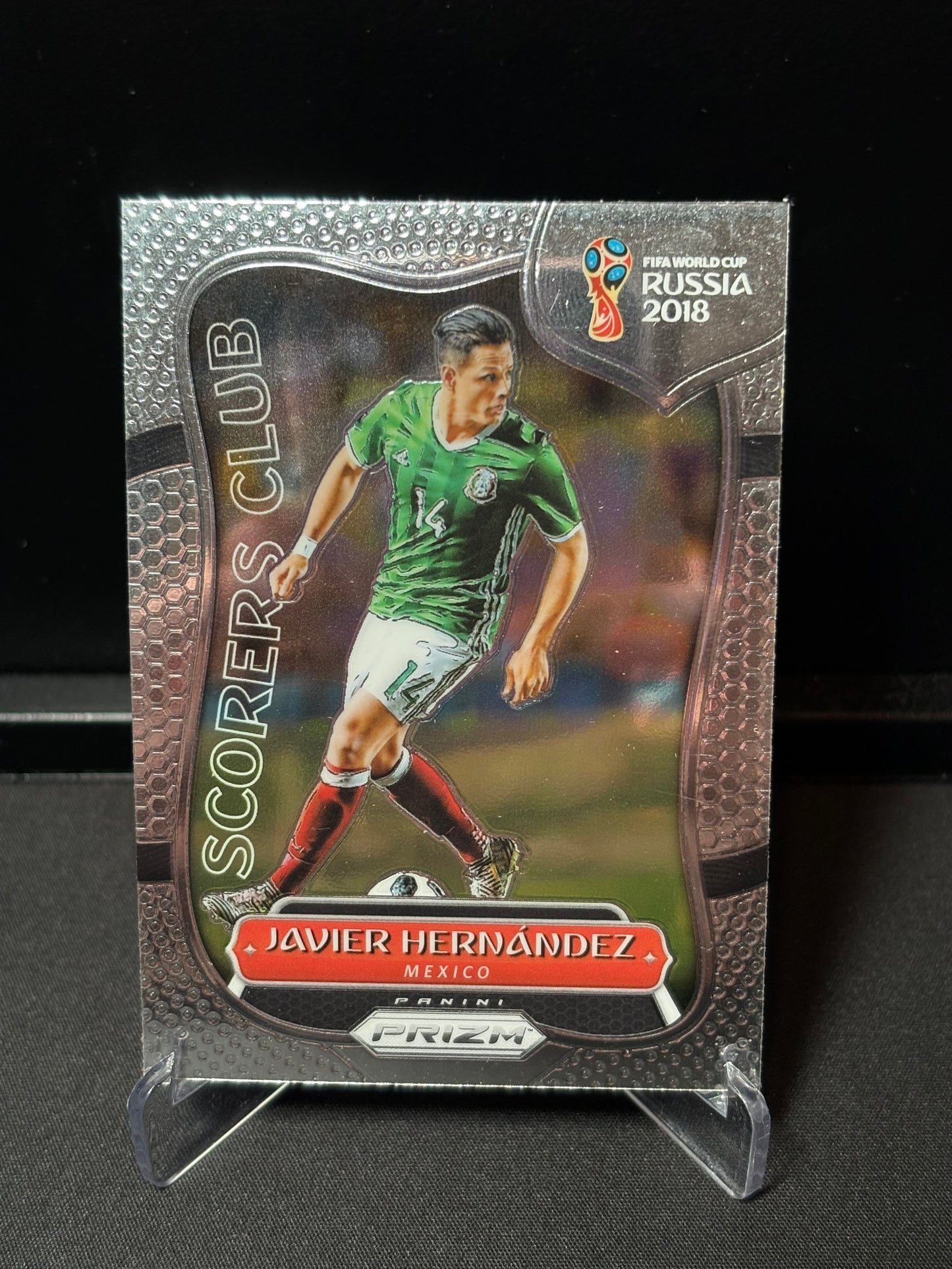 Javier Hernandez Panini Prizm World Cup 2022 "Scorers Club" Mexique
