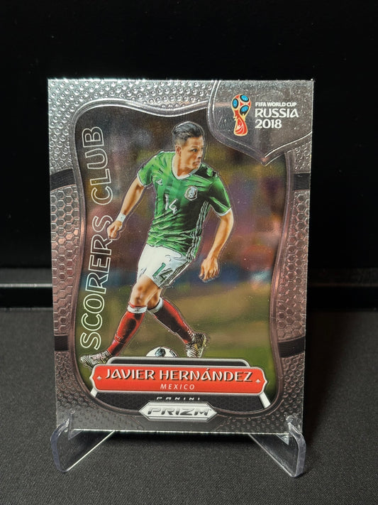Javier Hernandez Panini Prizm World Cup 2022 "Scorers Club" Mexique