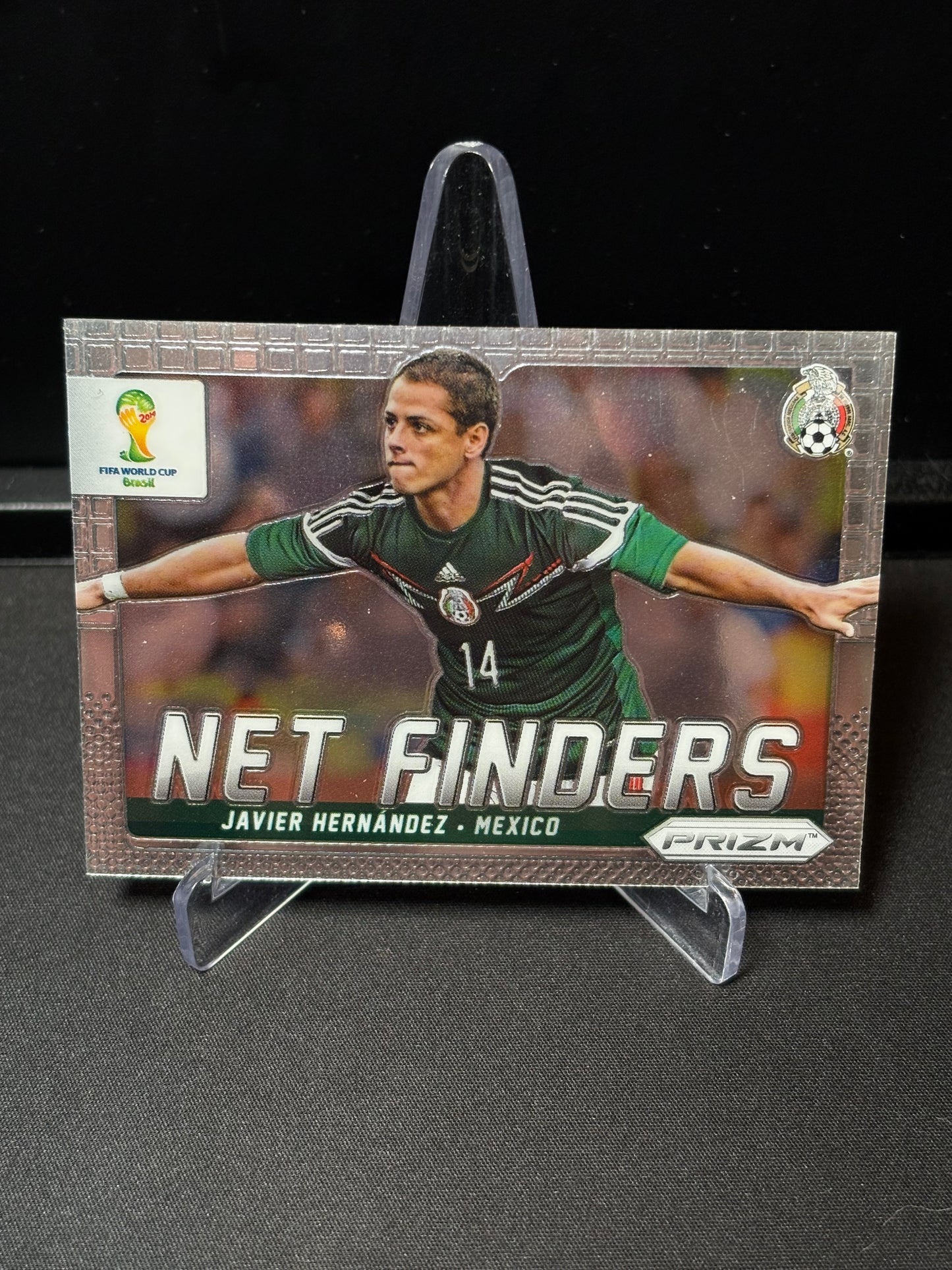 Javier Hernandez Panini Prizm World Cup 2014 "Net Finders" Mexique