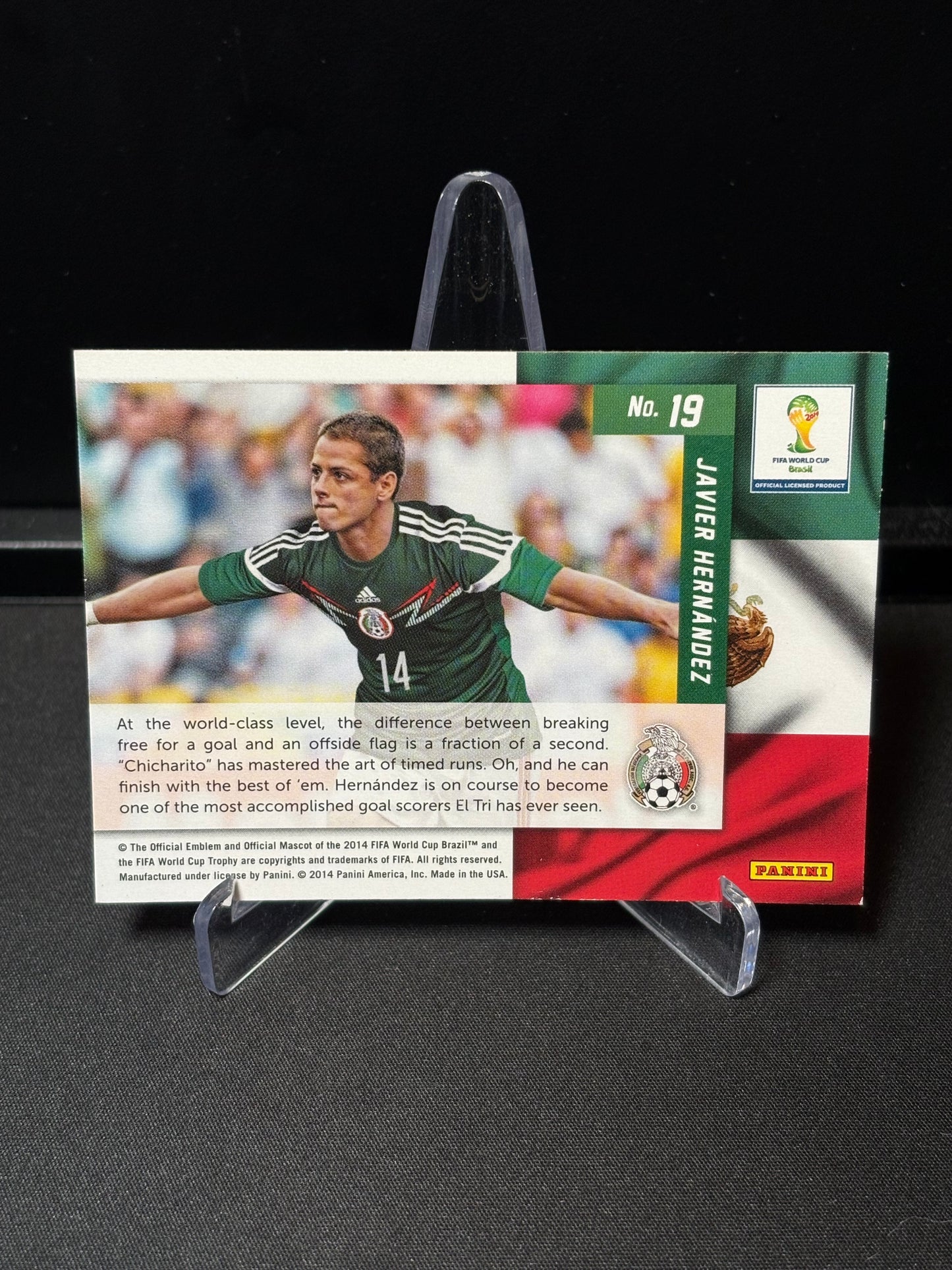 Javier Hernandez Panini Prizm World Cup 2014 "Net Finders" Mexique