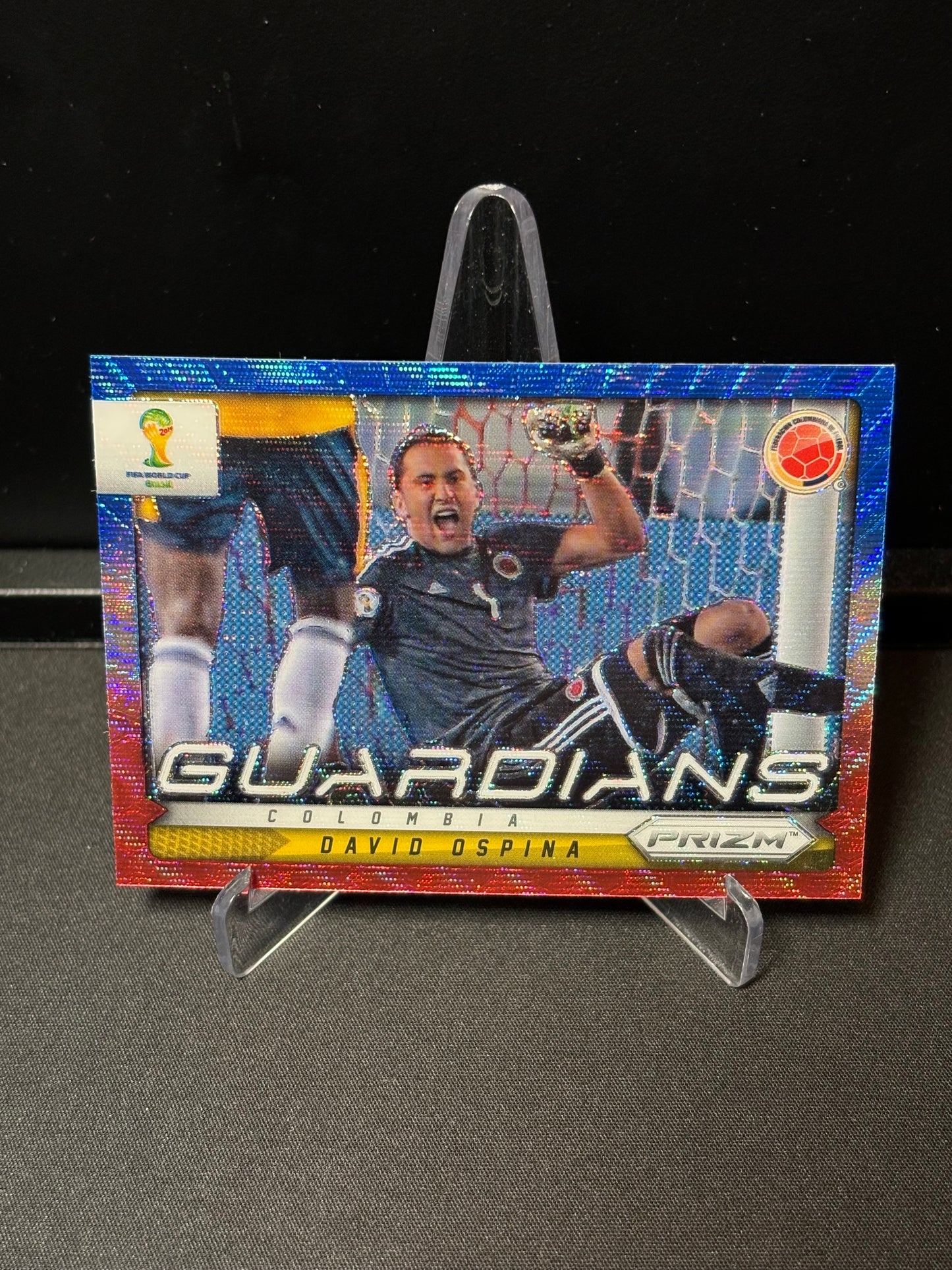 David Ospina Panini Prizm Wolrd Cup 2014 "Guardians" Blue White Red Colombie