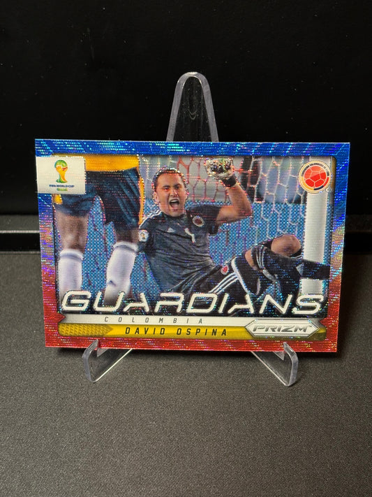 David Ospina Panini Prizm Wolrd Cup 2014 "Guardians" Blue White Red Colombie
