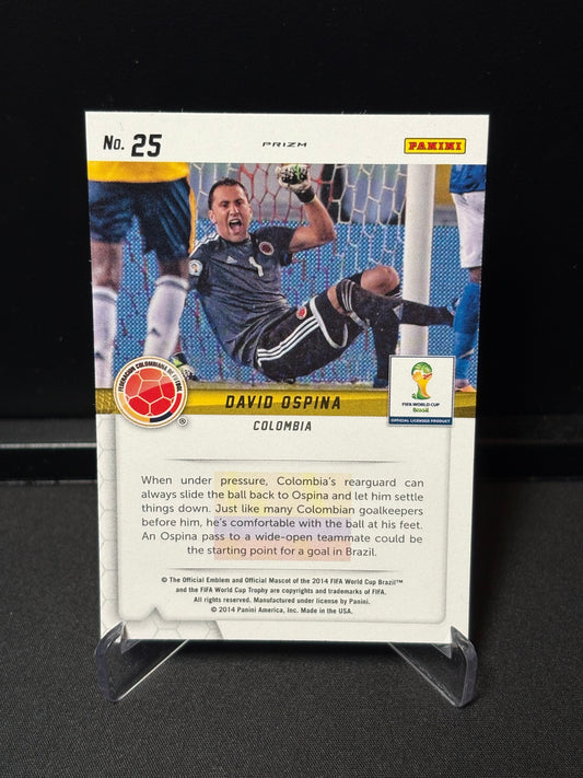 David Ospina Panini Prizm Wolrd Cup 2014 "Guardians" Blue White Red Colombie
