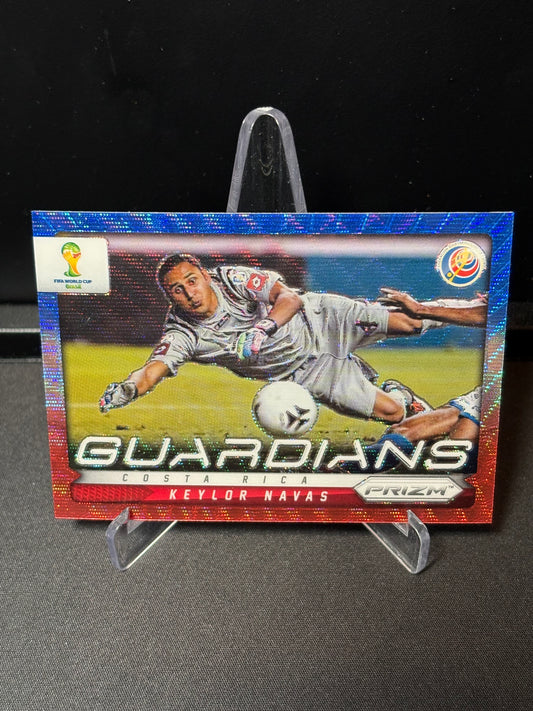 Keylor Navas Panini Prizm Wolrd Cup 2014 "Guardians" Blue White Red Costa Rica