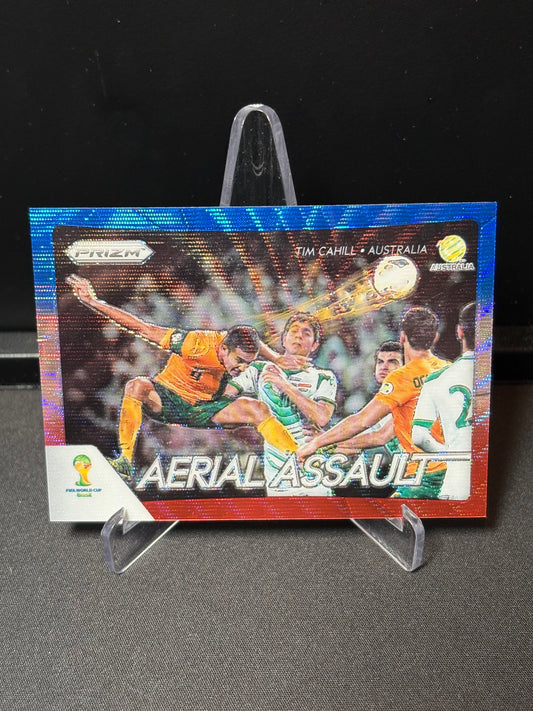 Tim Cahill Panini Prizm Wolrd Cup 2014 "Aerial Assault" Blue White Red Australie