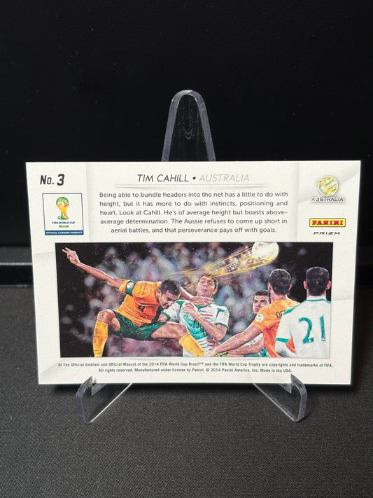 Tim Cahill Panini Prizm Wolrd Cup 2014 "Aerial Assault" Blue White Red Australie