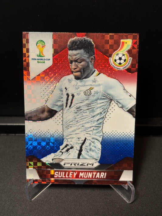 Sulley Muntari Panini Prizm World Cup 2014 "Red White Blue Prizm" Ghana
