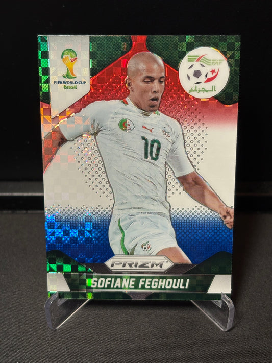 Sofiane Feghouli Panini Prizm World Cup 2014 "Red White Blue Prizm" Algérie
