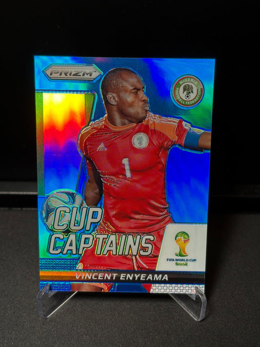 Vincent Enyeama Panini Prizm World Cup 2014 "Cup Captains" Blue /199 Nigéria