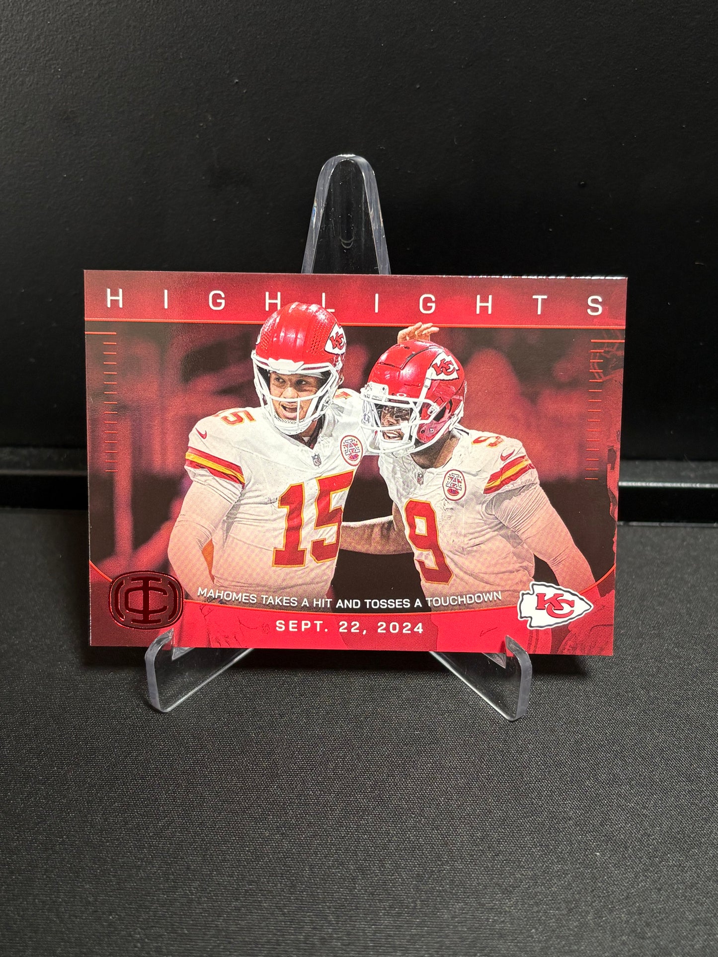 Panini Patrick Mahomes ICON Collection 2025 "Red Parallèle" Highlights #25