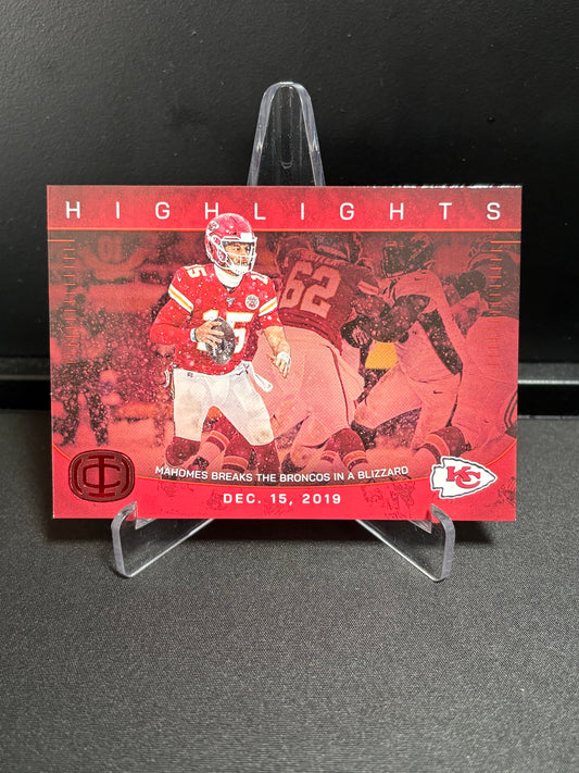 Panini Patrick Mahomes ICON Collection 2025 "Red Parallèle" Highlights #15