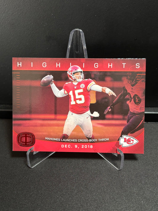 Panini Patrick Mahomes ICON Collection 2025 "Red Parallèle" Highlights #5