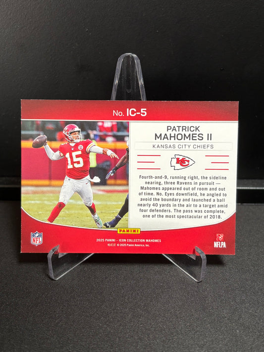 Panini Patrick Mahomes ICON Collection 2025 "Red Parallèle" Highlights #5