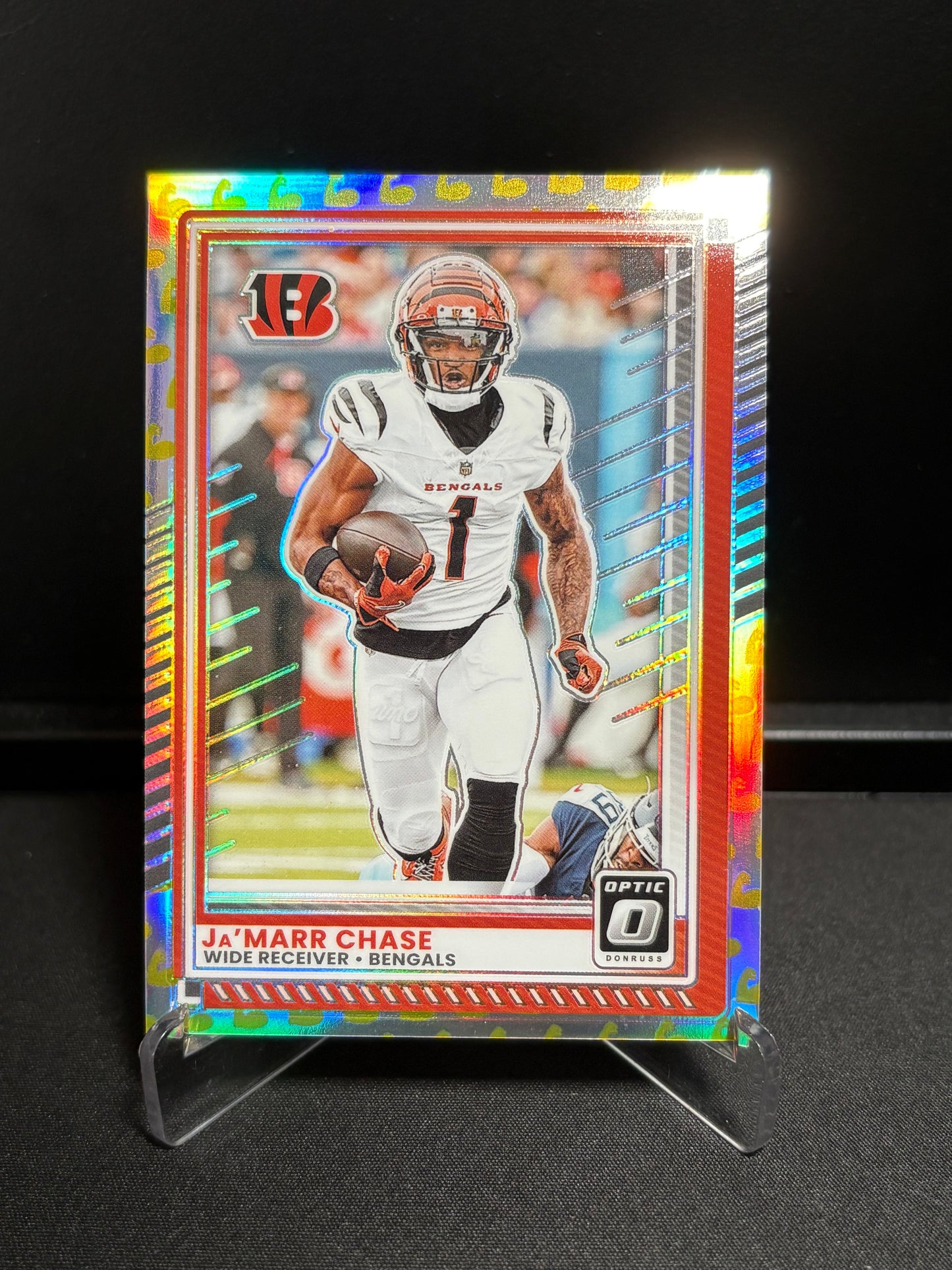 Ja'Marr Chase Panini Donruss Optic 2025 "Emoji Flex /199" Cincinnati Bengals