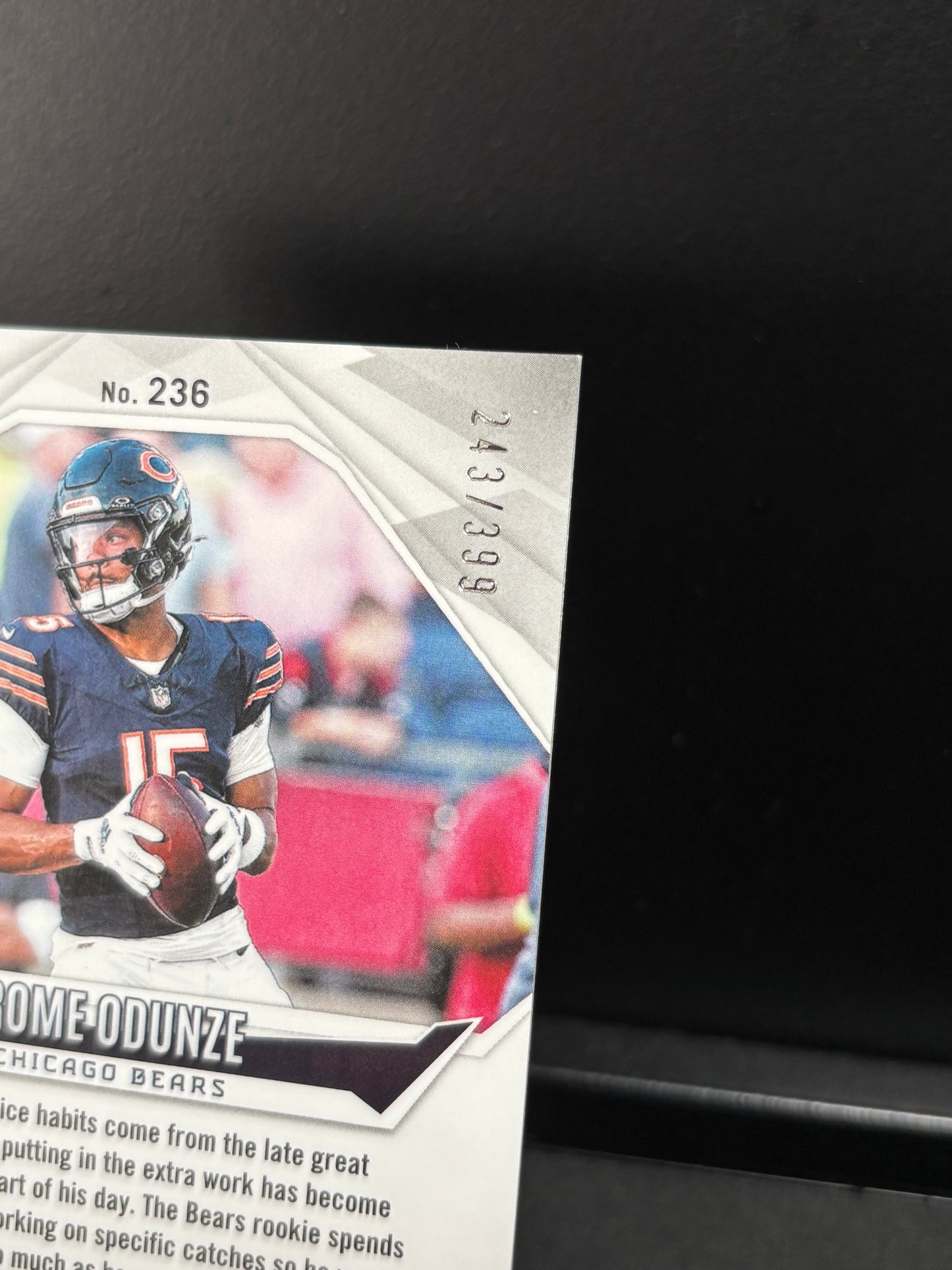 Rome Odunze RC Panini Phoenix 2024 "Phoenix /399" Chicago Bears