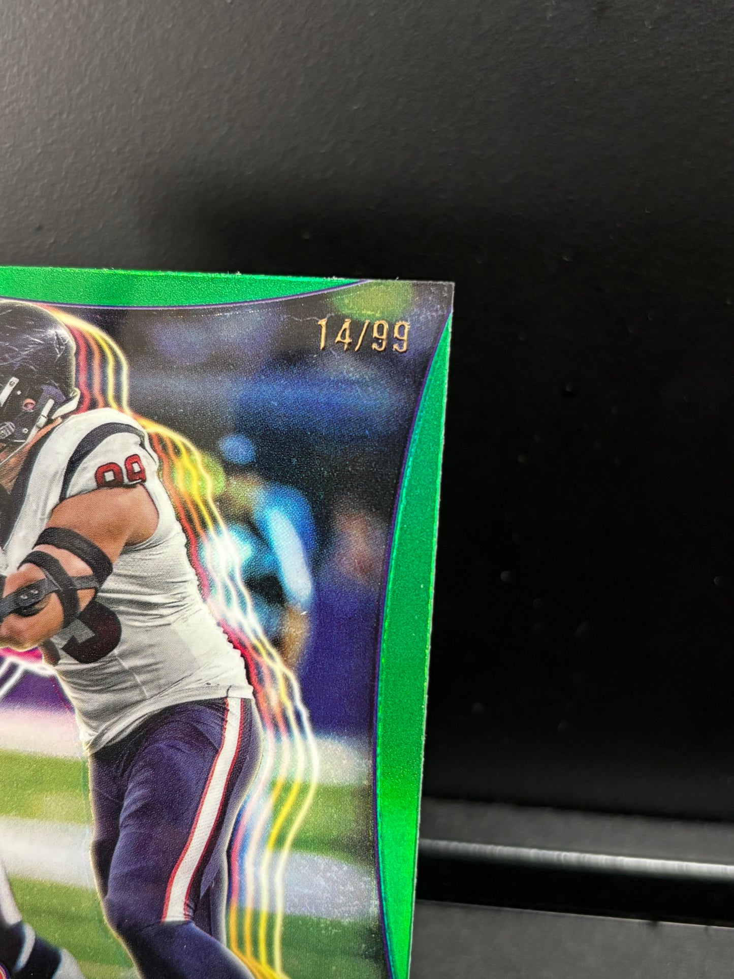 J.J. Watt Topps Chrome 2024 "Legends of the Gridiron Green /99" Houston Texans