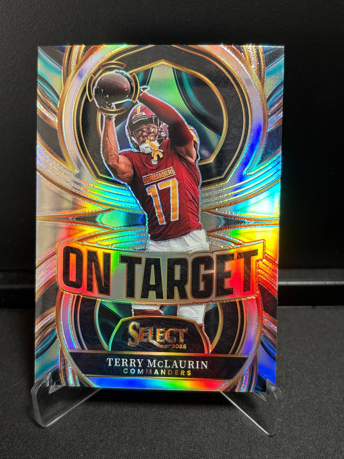 Terry McLaurin Panini Select 2025 "On Target Prizm" Washington Commanders