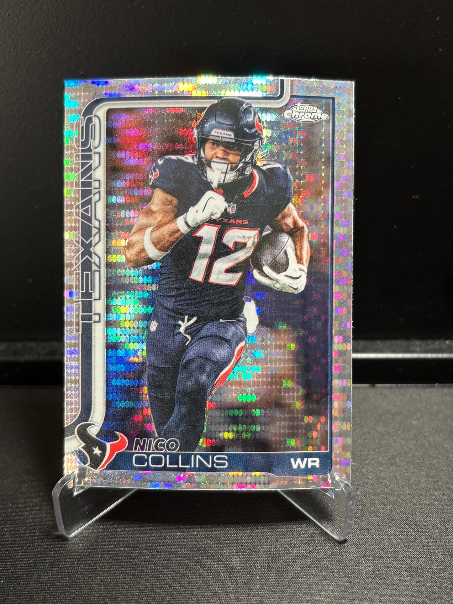 Nico Collins Topps Chrome 2025 "Pulsar" Houston Texans