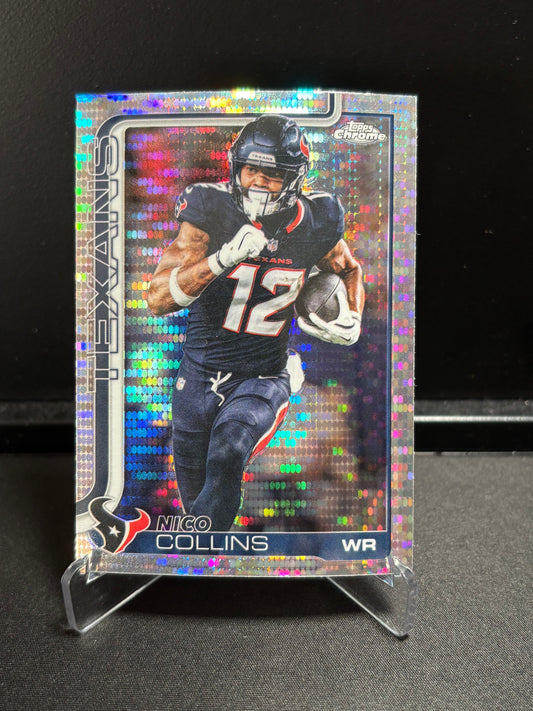 Nico Collins Topps Chrome 2025 "Pulsar" Houston Texans