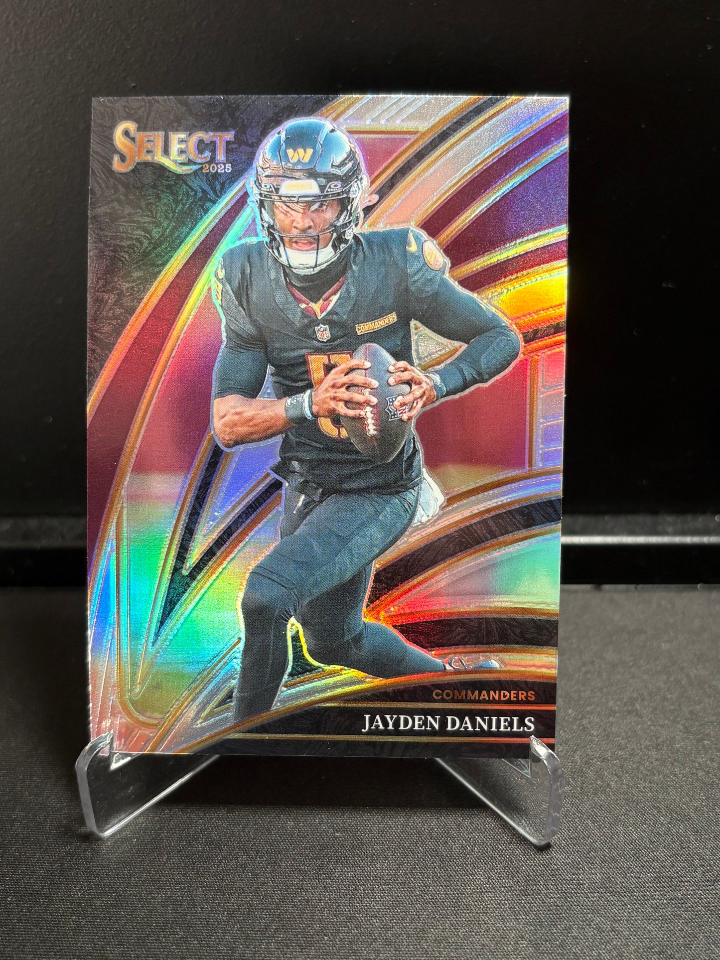 Jayden Daniels Panini Select 2025 "Club Level Prizm" Washington Commanders