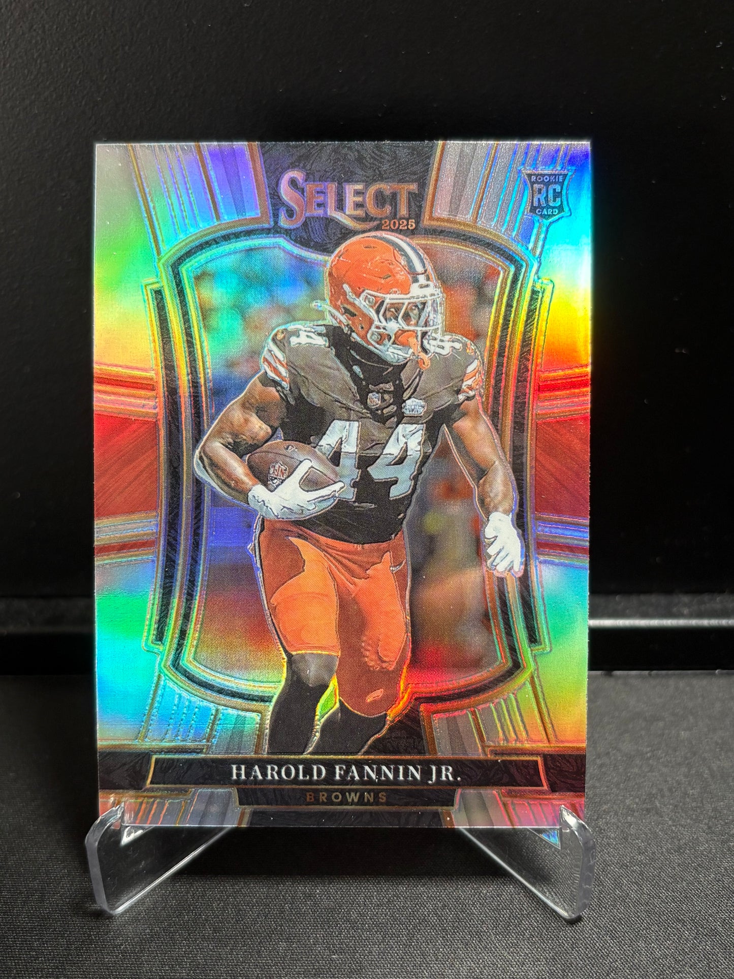 Harold Fannin Jr. RC Panini Select 2025 "Premier Level Prizm" Cleveland Browns