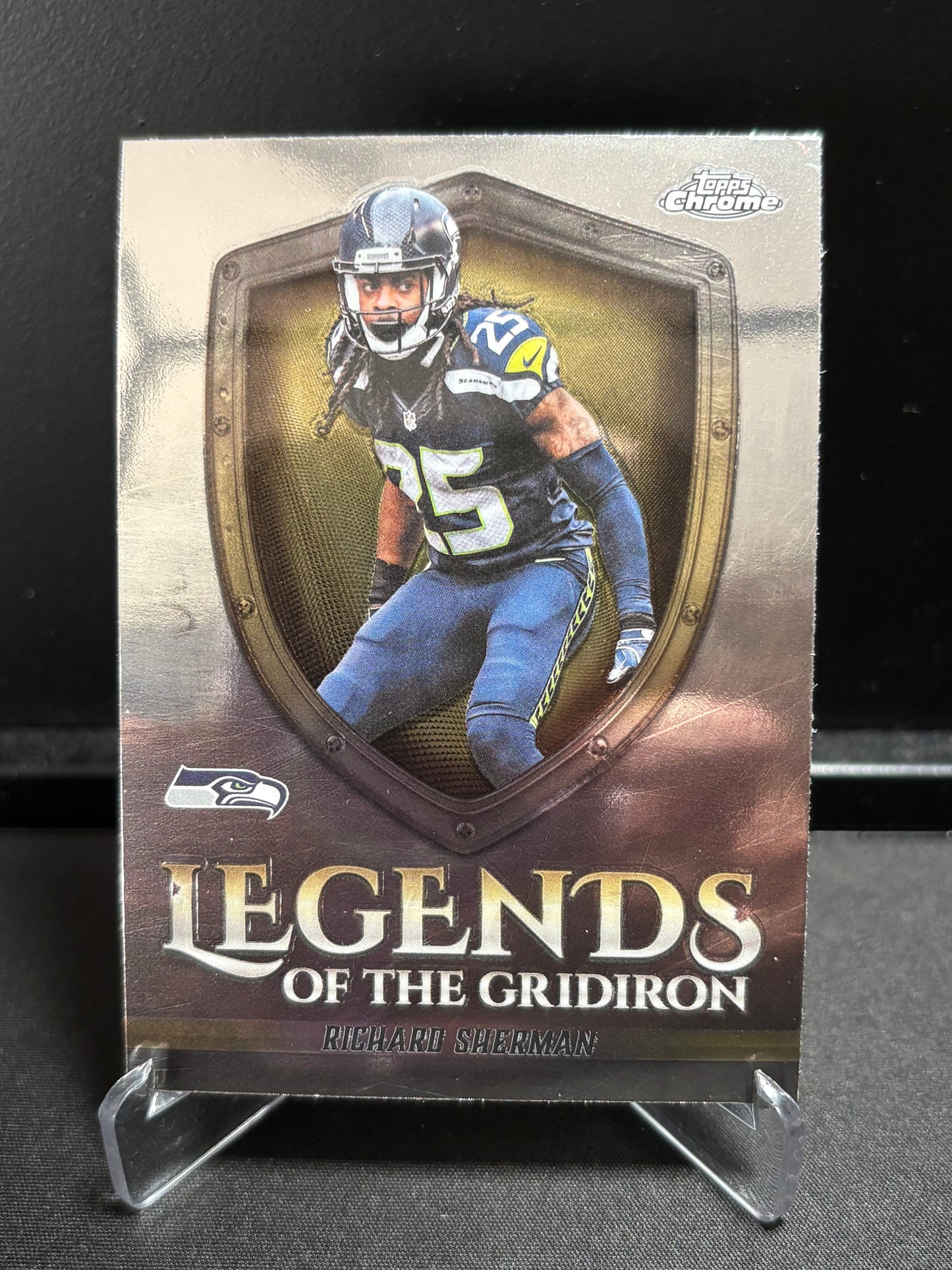 Richard Sherman Topps Chrome 2025 "Legends of the Gridiron" Seattle Seahawks